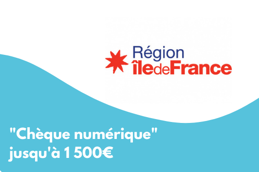 chèque numérique région Ile-de-France
